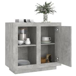 Servantă, gri beton, 80x40x75 cm, 4 image