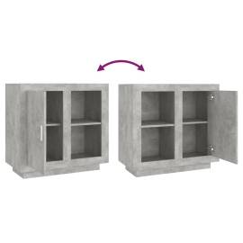 Servantă, gri beton, 80x40x75 cm, 8 image