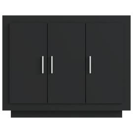 Servantă, negru, 92x35x75 cm, lemn compozit, 5 image