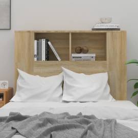 Tăblie de pat cu dulap, stejar sonoma, 100x18,5x104,5 cm, 3 image