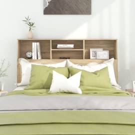 Tăblie de pat cu dulap, stejar sonoma, 140x19x103,5 cm, 3 image