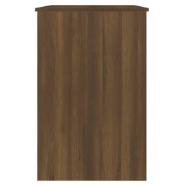 Birou, stejar maro, 100x50x76 cm, lemn prelucrat, 5 image