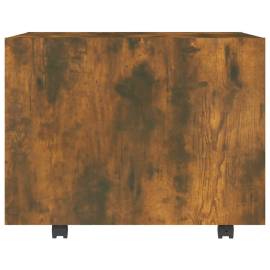 Măsuță de cafea, stejar fumuriu, 55x55x40 cm, lemn prelucrat, 7 image