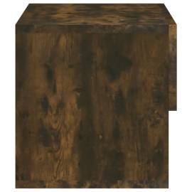 Noptieră de perete,stejar fumuriu, lemn prelucrat, 6 image
