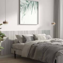 Tăblie pat de perete, gri sonoma, 240x1,5x80 cm, lemn compozit, 3 image