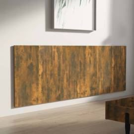Tăblie pat de perete, stejar afumat 240x1,5x80 cm lemn compozit, 4 image