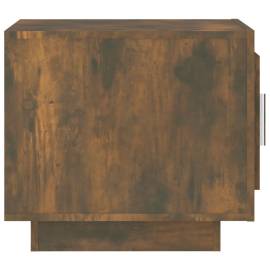 Măsuță de cafea, stejar fumuriu, 51x50x45 cm, lemn prelucrat, 4 image