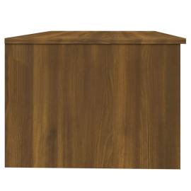 Măsuță de cafea, stejar maro, 102x50x36 cm, lemn prelucrat, 4 image