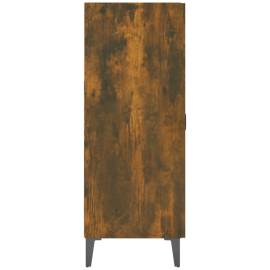 Servantă, stejar fumuriu, 69,5x34x90 cm, lemn prelucrat, 6 image