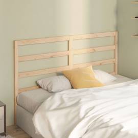 Tăblie de pat, 146x4x100 cm, lemn masiv de pin, 3 image