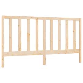 Tăblie de pat, 186x4x100 cm, lemn masiv de pin, 2 image