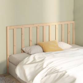 Tăblie de pat, 206x4x100 cm, lemn masiv de pin, 3 image