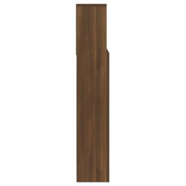 Tăblie de pat cu dulap, stejar maro, 140x19x103,5 cm, 6 image