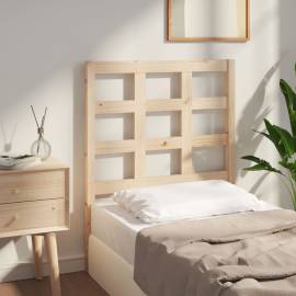 Tăblie de pat, 80,5x4x100 cm, lemn masiv de pin, 2 image