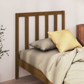 Tăblie de pat, maro miere, 96x4x100 cm, lemn masiv de pin