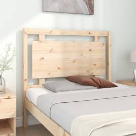 Tăblie de pat, 105,5x4x100 cm, lemn masiv de pin, 3 image