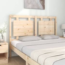 Tăblie de pat, 140,5x4x100 cm, lemn masiv de pin, 3 image
