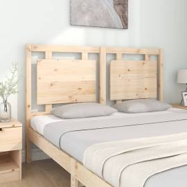 Tăblie de pat, 145,5x4x100 cm, lemn masiv de pin, 3 image