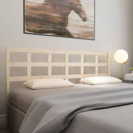 Tăblie de pat, 205,5x4x100 cm, lemn masiv de pin, 5 image