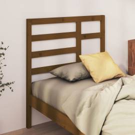 Tăblie de pat, maro miere, 81x4x104 cm, lemn masiv de pin