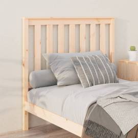 Tăblie de pat, 106x6x101 cm, lemn masiv de pin, 3 image