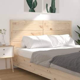 Tăblie de pat, 126x4x100 cm, lemn masiv de pin, 4 image