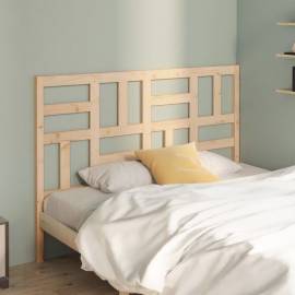 Tăblie de pat, 126x4x104 cm, lemn masiv de pin, 3 image