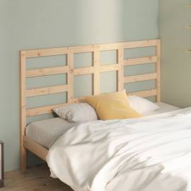 Tăblie de pat, 141x4x104 cm, lemn masiv de pin, 3 image