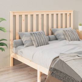 Tăblie de pat, 156x4x101 cm, lemn masiv de pin, 4 image
