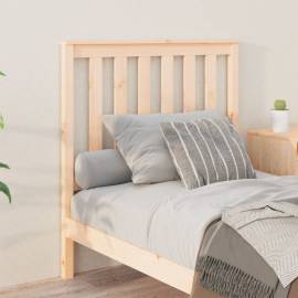Tăblie de pat, 96x6x101 cm, lemn masiv de pin, 3 image