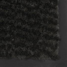 Covoraș cu smocuri, negru, 60x180 cm, 4 image