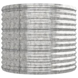 Jardinieră argintiu 224x80x68 cm oțel vopsit electrostatic, 4 image