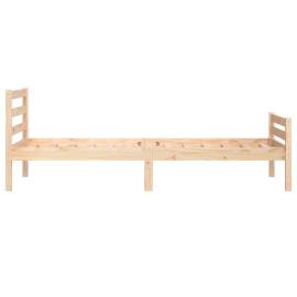 Cadru de pat, 90x200 cm, lemn masiv, 6 image