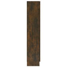 Dulap vitrină, stejar fumuriu, 82,5x30,5x150 cm, lemn prelucrat, 5 image