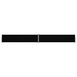 Copertina laterală retractabilă, negru, 140x1200 cm, 2 image