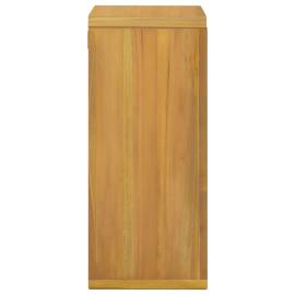 Dulap pentru baie de perete, 45x30x70 cm, lemn masiv de tec, 4 image