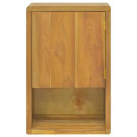 Dulap pentru baie de perete, 45x30x70 cm, lemn masiv de tec, 2 image