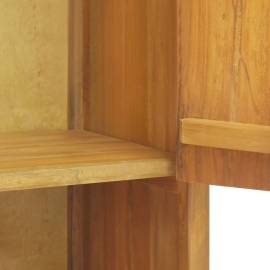 Dulap pentru baie de perete, 45x30x70 cm, lemn masiv de tec, 8 image