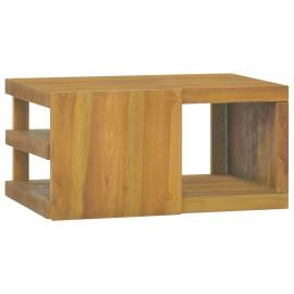Dulap pentru baie de perete, 60x45x30 cm, lemn masiv de tec, 2 image