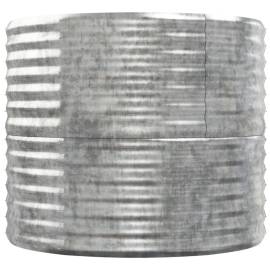 Jardinieră argintiu 152x80x68 cm oțel vopsit electrostatic, 4 image
