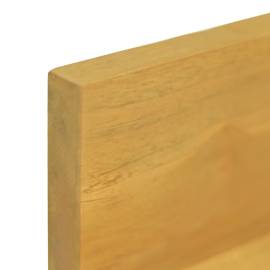 Rafturi de perete, 2 buc., 110x10x10 cm, lemn masiv de tec, 6 image