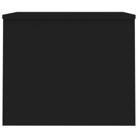 Măsuță de cafea, negru, 80x50,5x41,5 cm, lemn prelucrat, 5 image