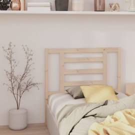 Tăblie de pat, 106x4x100 cm, lemn masiv de pin, 4 image