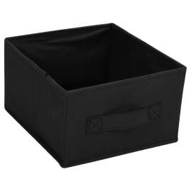 Dulap depozitare cu 6 sertare, negru, 55x29x55 cm, oțel, 6 image