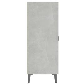 Servantă, gri beton, 69,5x34x90 cm, lemn prelucrat, 6 image