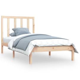 Cadru de pat, 90x200 cm, lemn masiv de pin, 2 image