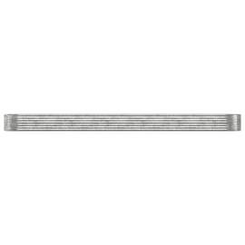 Jardinieră, argintiu, 507x100x36 cm, oțel vopsit electrostatic, 3 image