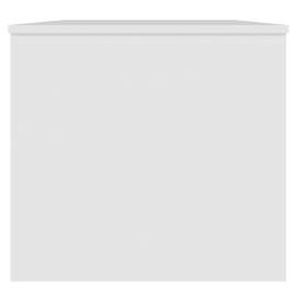 Măsuță de cafea, alb, 102x50,5x46,5 cm, lemn prelucrat, 7 image