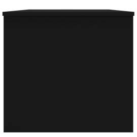 Măsuță de cafea, negru, 102x50x46,5 cm, lemn prelucrat, 7 image