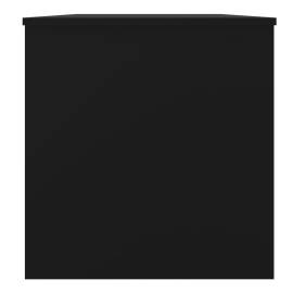 Măsuță de cafea, negru, 102x50x52,5 cm, lemn prelucrat, 7 image